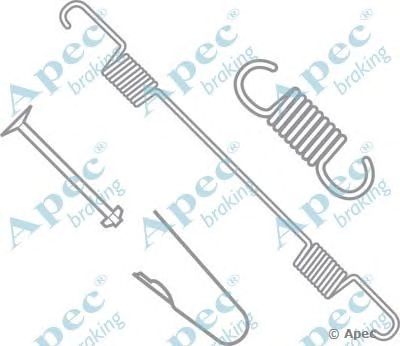 APEC BRAKING kit720 -  Комплектующие, тормозная колодка